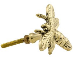 Doing Goods Knop - Queen Bee - Messing