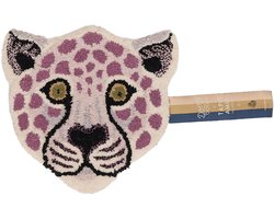 Doing Goods Lilly Leopard Head Rug - Lila