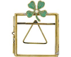 Doing Goods Lucky Clover Frame Mini - Shiny Gold