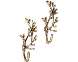 Doing Goods Marie Coral Hook Small Set - Gold Antique Shiny