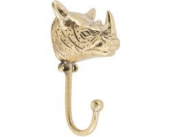 Doing Goods Wandhaak - Roger Neushoorn - Messing