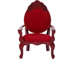 Dollhouse Furniture, 1:12 Miniature Wooden Dining Chair Single Chair Dollhouse Toys for Home Living Room Kitchen OrnamentsDoll Theater