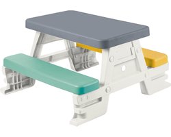 Dolu Grijs/Wit Picknicktafel 2618