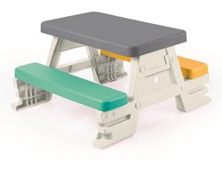 Dolu Grijs/Wit Picknicktafel