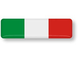 Doming Sticker ITALIA 25 x 7 mm