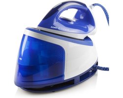 Domo DO1069S - Stoomgenerator - Keramische zoolplaat - Wit/blauw