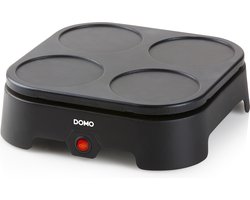 DOMO DO1094P Pannenkoekenmaker - 4 personen - 600W