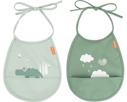 Done By Deer Croco Slab - 2 Stuks - Groen