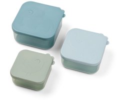 Done By Deer Deer Friends Snackbox Blue 3 Stuks