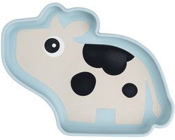 Done By Deer Dotti Stick&Stay Bord - Silicone - Blue