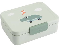 Done By Deer Lunch Box W/Divider Playground Green