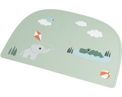 Done By Deer Playground Siliconen Placemat - Green