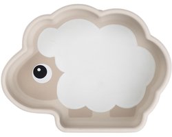 Done By Deer Sheepy Stick&Stay Bordje - Silicone - Sand