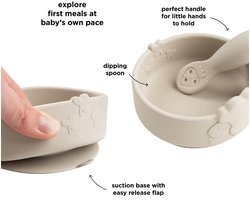 Done By Deer Sheepy Stick&Stay Maaltijd Set - Sand