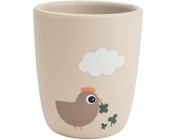 Done By Deer Tiny Farm Siliconen Mini Beker - Sand