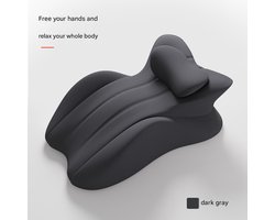 Donkergrijs [Set] Slaapkussen voor naast het bed voor meerdere posities, multifunctioneel kussen