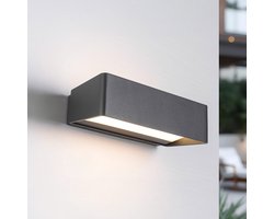 Donkergrijze design muurlamp - Raf