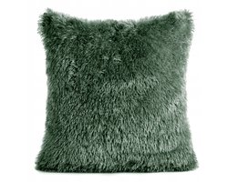 Donkergroene Fluwelen Kussenhoes 40x40 cm - Luxe en Zacht