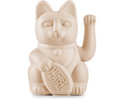 Donkey Products Gelukskat - Lucky Cat - Geluksbrenger - Maneki Neko - Beige