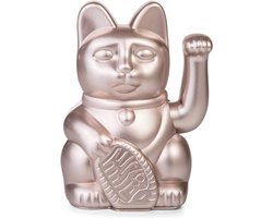 Donkey Products Gelukskat - Lucky Cat - Geluksbrenger - Maneki Neko - Metallic Rose "Moonlight"