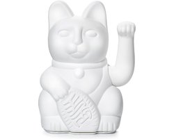 Donkey Products Gelukskat - Lucky Cat - Geluksbrenger - Maneki Neko - Wit