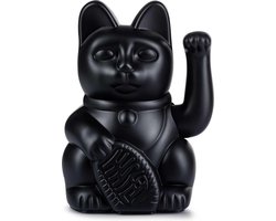 Donkey Products Gelukskat - Lucky Cat - Geluksbrenger - Maneki Neko - Zwart