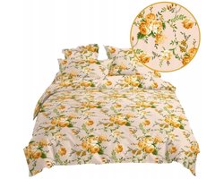 Donsdeken Flanellen Katoen 160x200cm Dik Warm Zacht met Rits