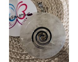 Donut bergkristal hanger.