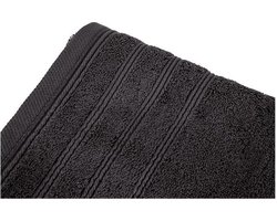 DONZA - Hotel Handdoek - Badhanddoek Antraciet 70x140 cm - Superzacht Gekamd katoen / 550 GSM Zware kwaliteit Badhanddoek - Hotel handdoek - badlaken - badhandoek - Super soft - Towels - serviette de bain -