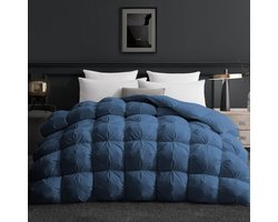 Donzen Dekbed - Warm en Ademend - 1 stuk - 155 x 220 cm - 100% Katoen