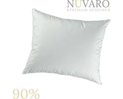 Donzen kussen met 90% Ganzendons | Luxe Nuvaro Goose Comfort Hoofdkussen
