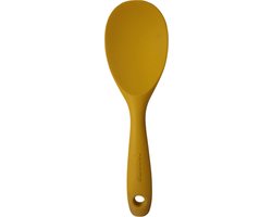 Doodadeals® - Siliconen Rijstlepel - Rijst Opscheplepel - Rijstlepel Kunststof - Geel- 1 stuk