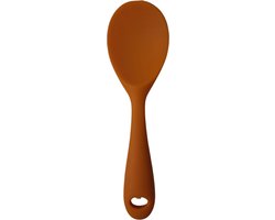 Doodadeals® - Siliconen Rijstlepel - Rijst Opscheplepel - Rijstlepel Kunststof - Oranje- 1 stuk