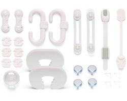 Dooky Safety Kit – Complete 25-delige Babyproof Set – Kindveilig Huis Zonder Gereedschap