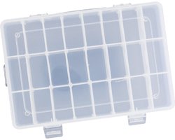 Doos 20x13xH4cm met 24 verdelingen (2x4xH4cm)