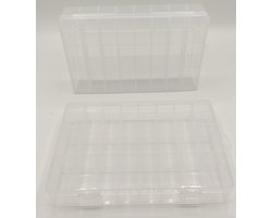 Doos voor nagels opbergen 24 vakken 2 stuks - Storage box voor Nails 2 stuks
