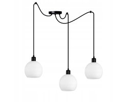 DORA hanglamp zwart metaal E27 LED salon boven tafel