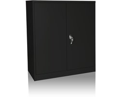 Dossierkast COLOR AS 105 x 90 x 40 cm Metaal zwart hjh OFFICE