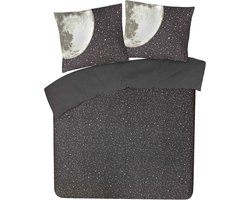 DoubleDry Dekbedovertrek My Design 100% Katoen - Tweepersoons 200x200 cm + 2 Kussenslopen - sterrennacht