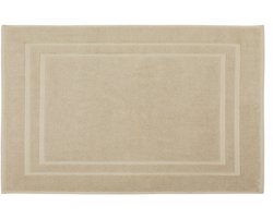 DoubleDry Hotel Badmat 50 x 80 cm – 100% Katoen 1000 g/m2 – Zacht & Absorberend - BeigeTaupe