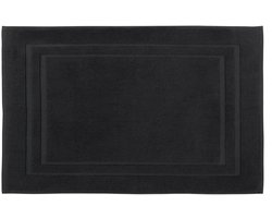 DoubleDry Hotel Badmat 50 x 80 cm – 100% Katoen 1000 g/m2 – Zacht & Absorberend - Zwart