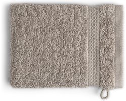 DoubleDry Hotel Washandjes 16 x 21 cm – Set van 6 – 100% Katoen 500 g/m2 – Zacht & Absorberend - BeigeTaupe