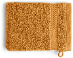 DoubleDry Hotel Washandjes 16 x 21 cm – Set van 6 – 100% Katoen 500 g/m2 – Zacht & Absorberend - Okergeel