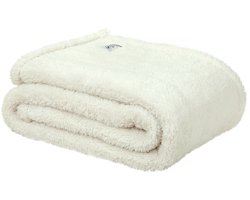 DoubleDry Teddy Fleece Deken - Ultrazacht - 130x170 cm - Ecru