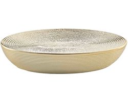 Douceur d'intérieur - Metallic zeepschaal TRESOR, goud, 11,5 x 9,5 cm