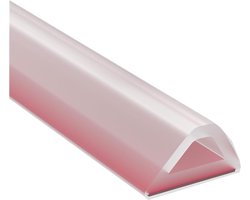 Douche dorpels - 200*3*1,5 cm - Anti water strip - Waterstopper - Siliconen - Transparent - Opvouwbare - Zelfklevende - Voor keukengootsteen, vensterbank, badrand