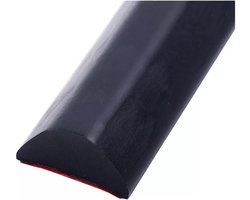 Douche dorpels - 200*3*1,5 cm - Anti water strip - Waterstopper - Siliconen - Zwart - Opvouwbare - Zelfklevende - Voor keukengootsteen, vensterbank, badrand - Flexibele siliconen waterkering