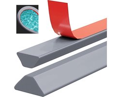Douche Dorpels - Douchedorpel - Zelfklevende Waterkering Douche - Opvouwbare Douchewaterdam - Anti Water Strip - Sanitaire Waterstopper - Waterkering - Waterstopstrip voor Nat- en Droogscheiding - Water Stopper - Spatwaterdichte Strip
