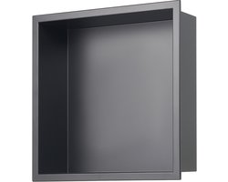 Douche nis, 33,0 x 33,0 x 10,2 cm Muur nis, Robuuste Moderne Roestvrij Stalen Organiser voor het Opbergen van Zeep en Shampoo, Verzegeld en Waterdicht