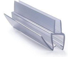 Douche Seal Strip - Waterkering Rubber - Badkamer Droog Houden - Flexibel Ontwerp - 50cm Lengte - Transparant